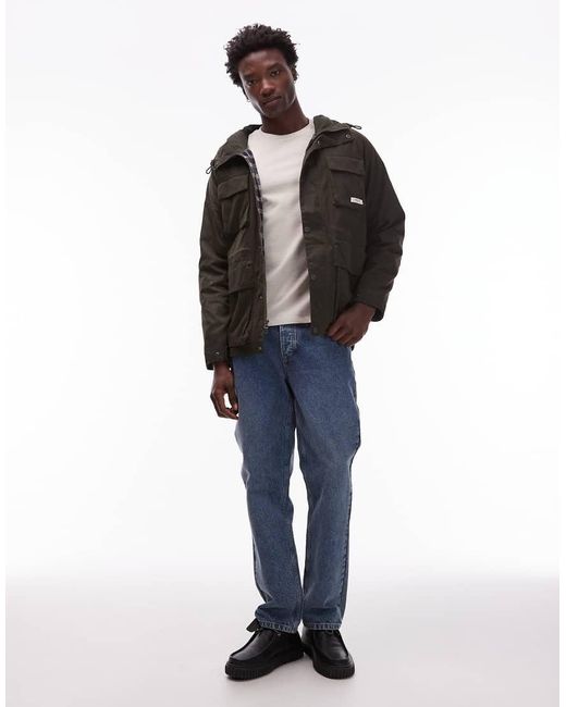 Element Black Field Waxed Parka for men
