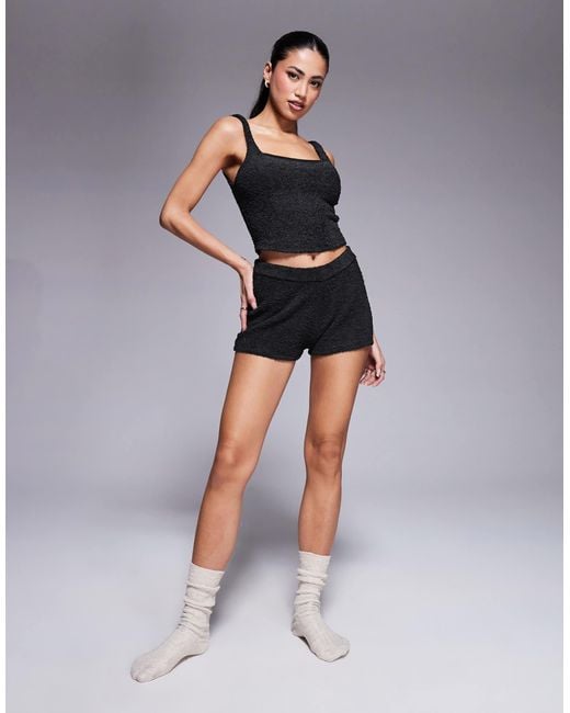 ASOS Blue Lounge Sock Knicker Pyjama Shorts