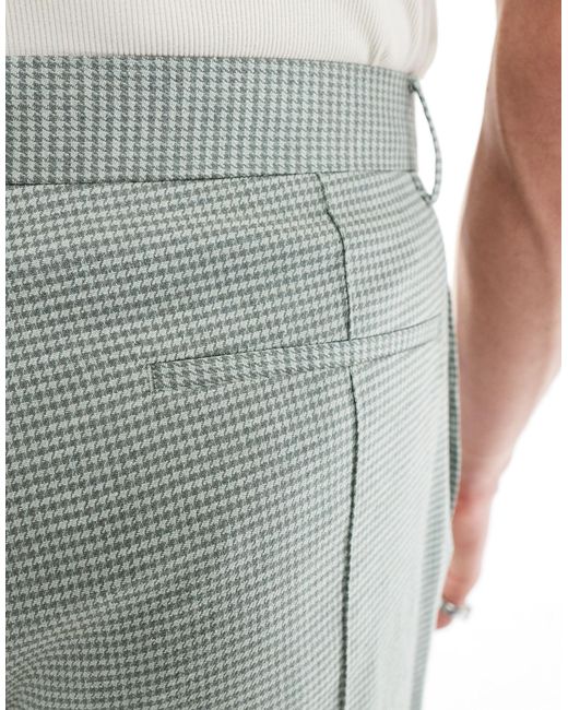 ASOS Green Barrel Leg Suit Trouser for men