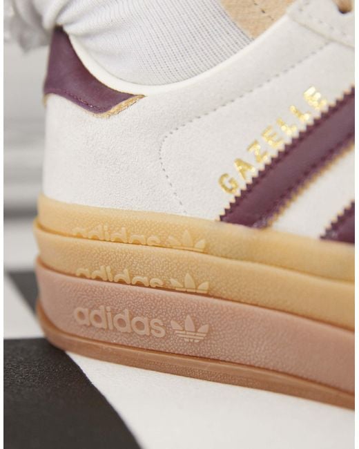 Adidas Originals Brown Gazelle Bold Trainers