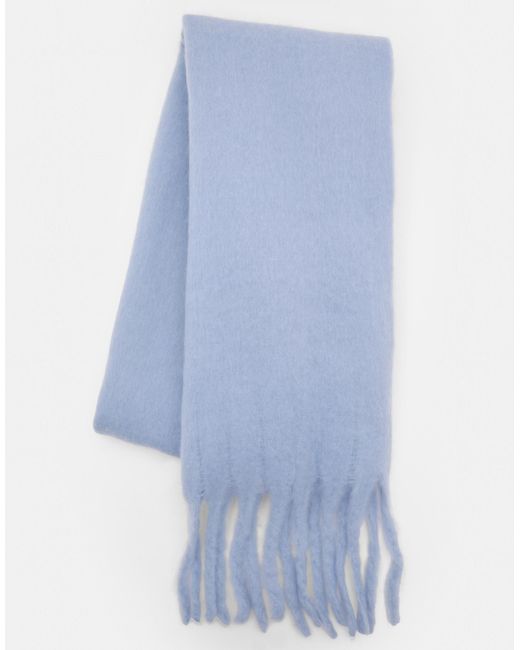 Pull&Bear Blue – schal – mohair-optik