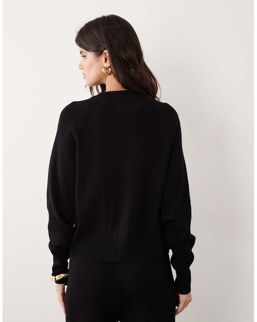 ASOS Black Compact Knit Boxy Cardigan Co-Ord