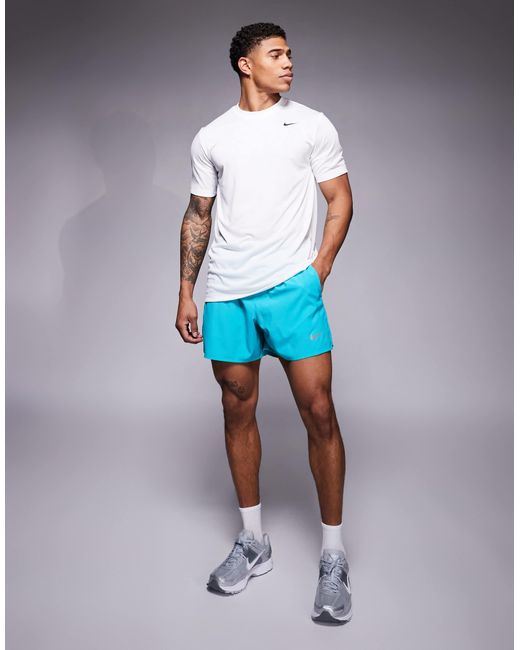 Nike – challenger dri-fit – 5-zoll-shorts in Blue für Herren