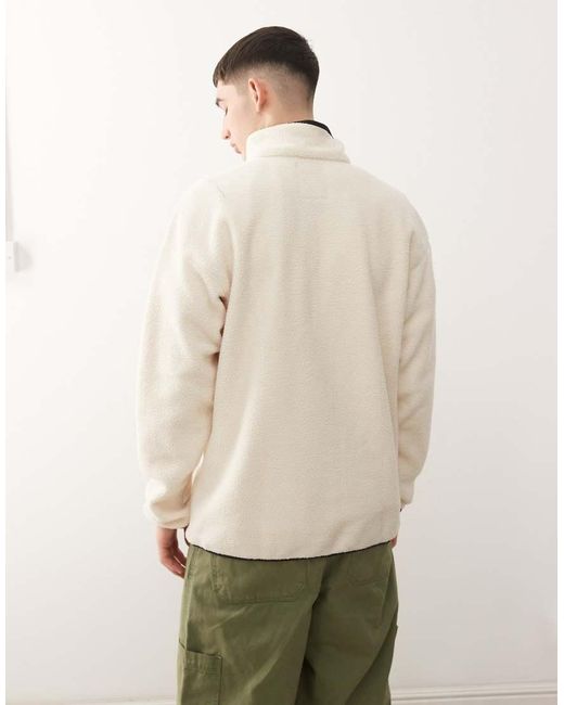 Columbia White Helvetia Ii Half Snap Fleece for men