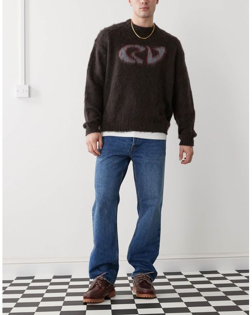 Dash - jean droit coupe classique à délavage foncé effet usé Dr. Denim pour homme en coloris Black