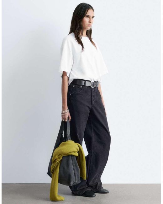 & Other Stories Gray Boxy Oversized T-shirt