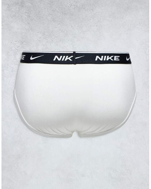 Nike Blue Essential Cotton 5 Pack Briefs for men