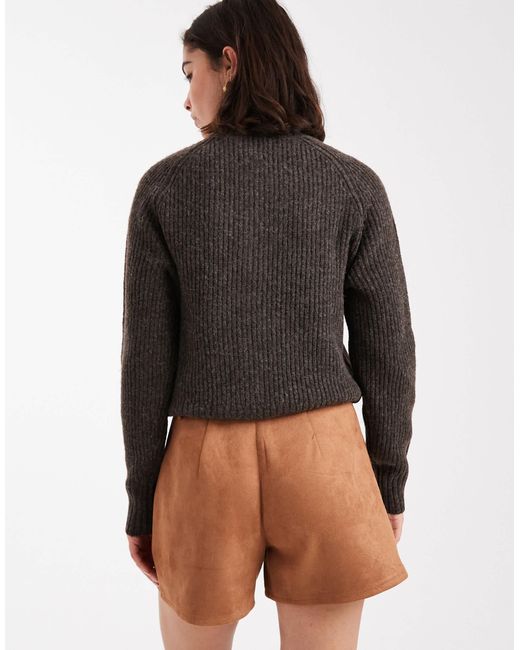 Threadbare Brown – strickjacke