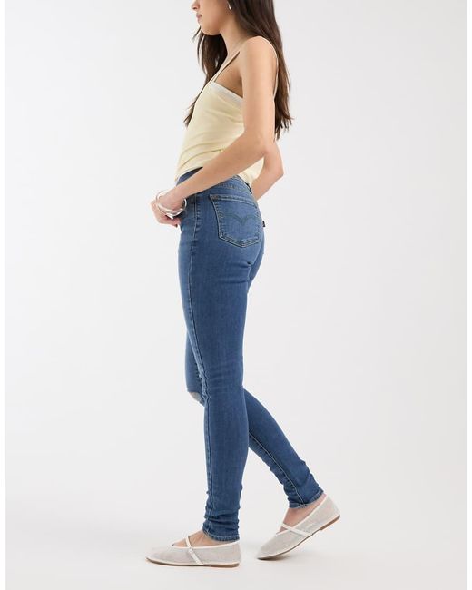 710 Jeans Super Skinny di Levi's in Blue