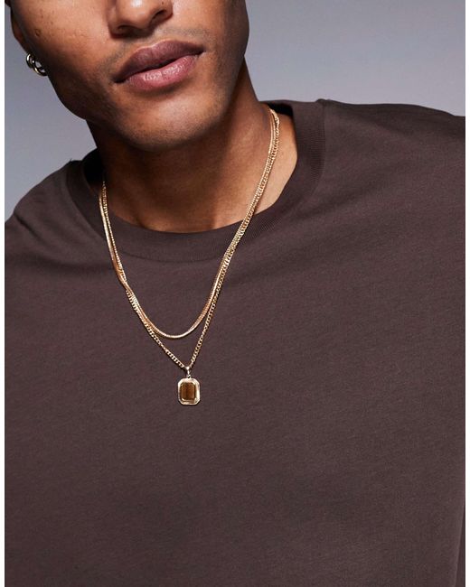ADPT – kastiges oversize-t-shirt in Gray für Herren