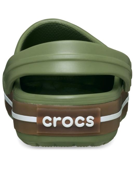 CROCSTM Green Crocband Gum Clog for men