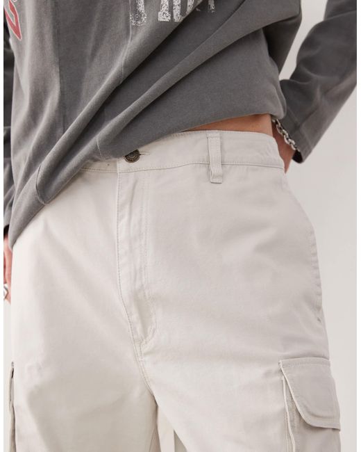 Karlkani – retro-cargo-shorts in Natural für Herren