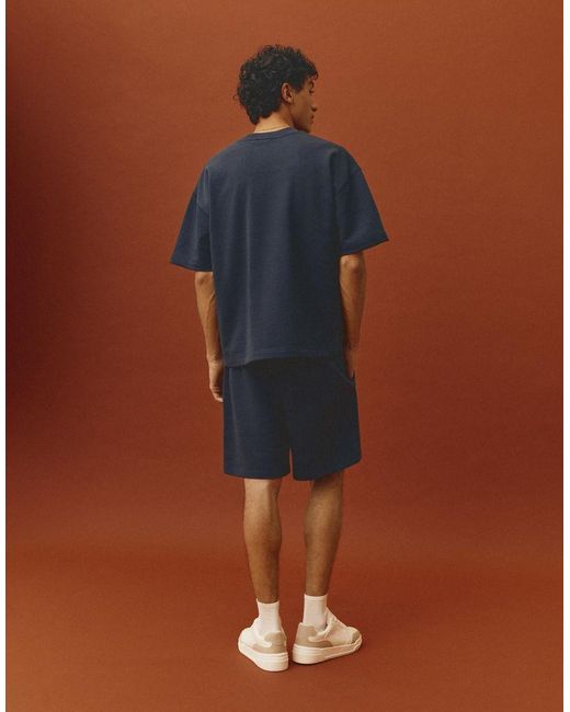Pull&Bear Brown Short Sleeve Heavyweight T-Shirt for men