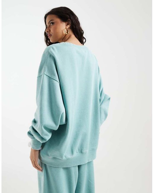 Free People Blue Slow It Down Sweater