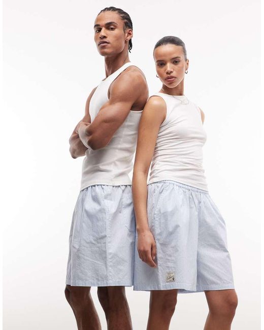Collusion White 3/4 Length Boxer Short
