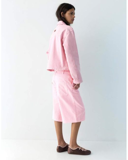 Giacca Multitasche di Pull&Bear in Pink