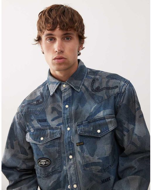 Aape By A Bathing Ape Aape By A Bathing Ape in het Blue voor heren