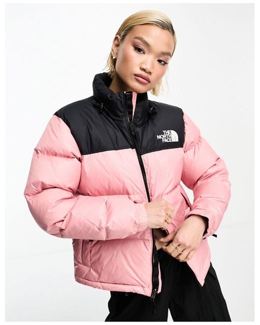 The North Face Pink 1996 Retro Nuptse Down Puffer Jacket