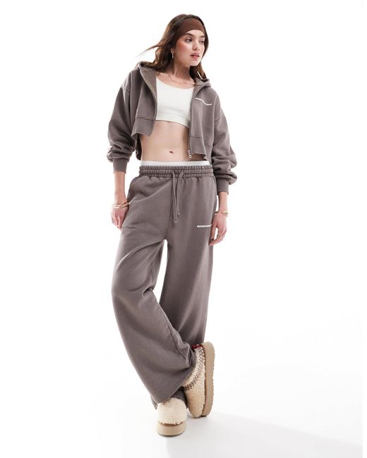 Good For Nothing joggingbroek Met Rechte Pijpen in het Brown