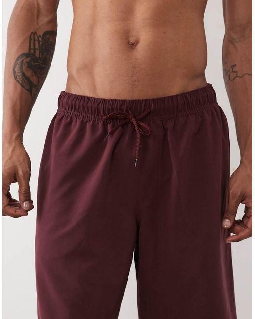 ASOS Red Swim Shorts for men