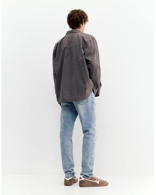 Pull&Bear Blue Slim Fit Jeans for men