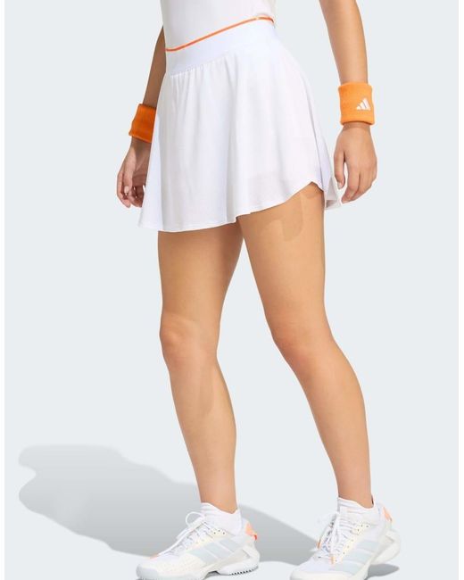 Adidas Originals White Tennis Climacool Skirt Pro
