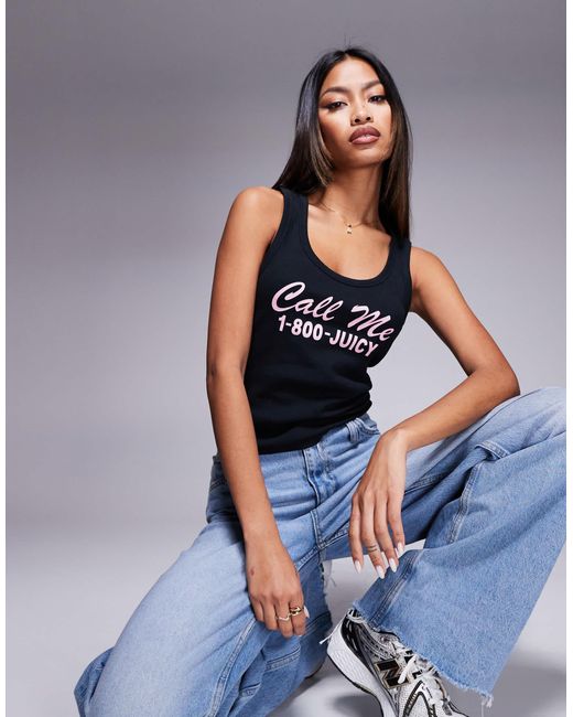 Juicy Couture Blue – call me – trägertop