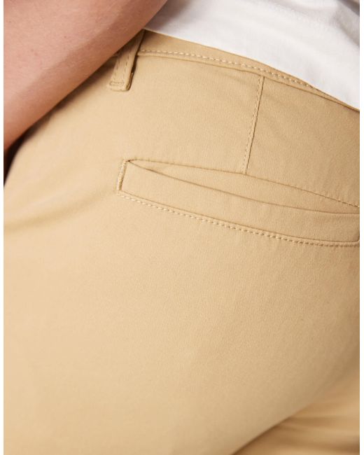 ASOS – enge chinos in Natural für Herren