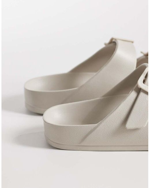 ONLY White Double Strap Sandal
