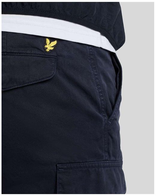 Lyle & Scott Blue Shorts Cargo Short for men