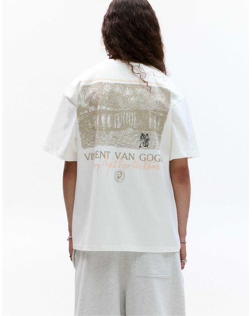 Pull&Bear – t-shirt in White für Herren