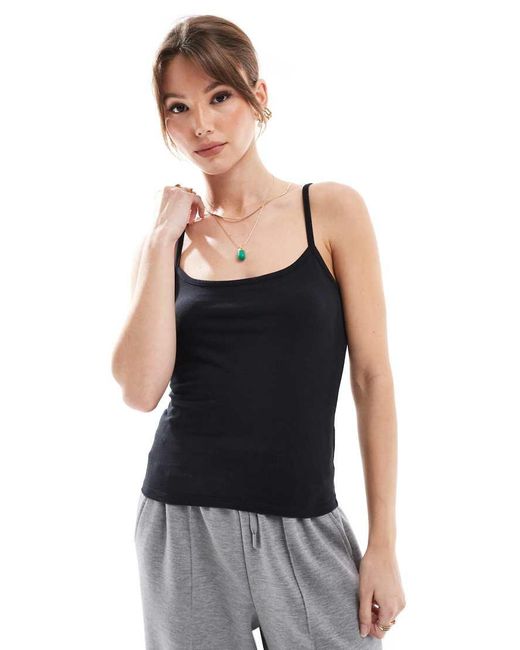 Cotton On Black Sleep Peached Jersey Longline Cami