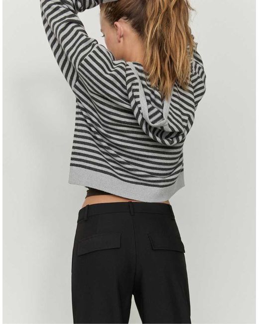 Stradivarius Black Smart Trousers With Pockets
