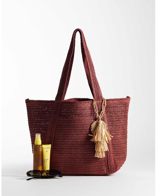 Mango Red – bast-tragetasche