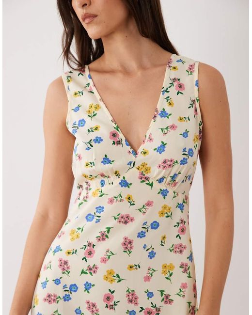 Wednesday's Girl White Wednesdays Girl V Neck Mini Dress