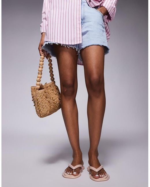 River Island Natural Jelly Flip Flop Sandal