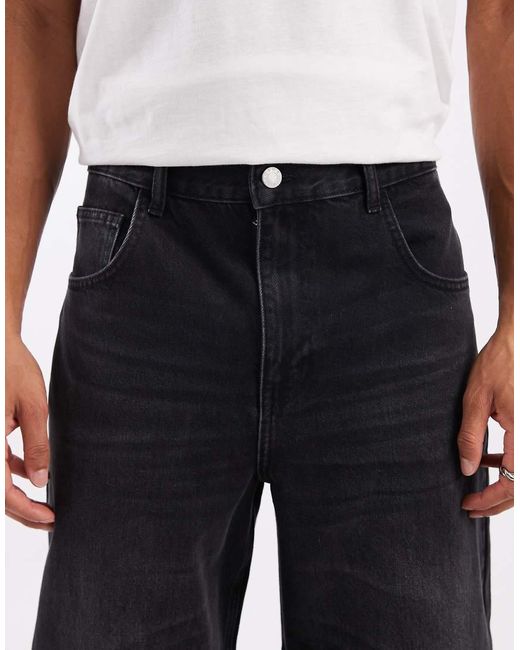 ASOS Blue Loose Straight Fit Jeans for men
