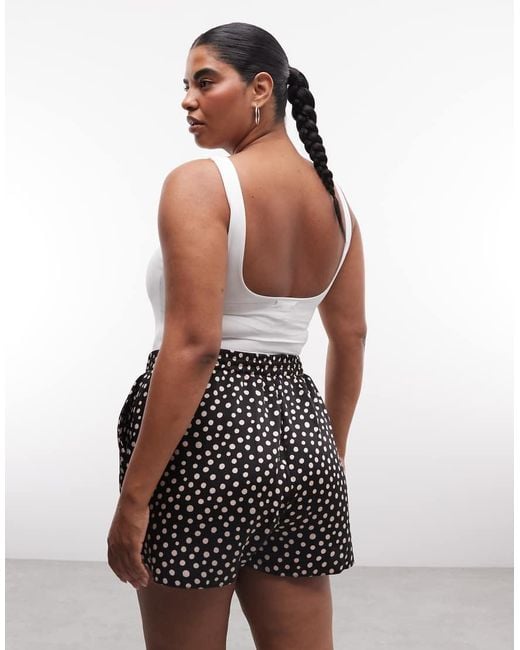 ASOS Multicolor Asos Design Curve Satin Shorts