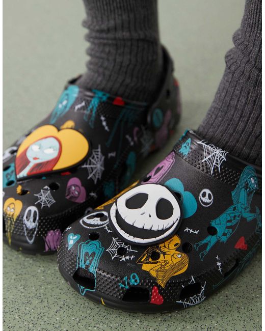 CROCSTM Green – clogs mit "nightmare before christmas"-design