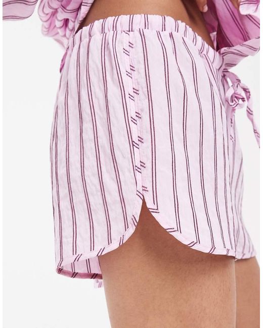ASOS Pink Micro Running Shorts