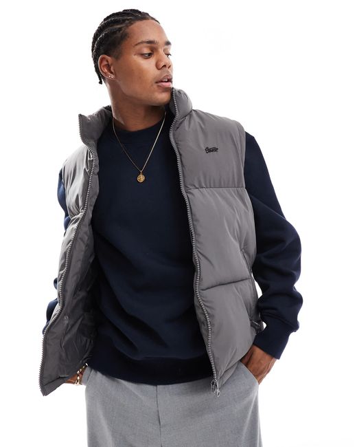 Pull&Bear Blue Puffer Gilet for men