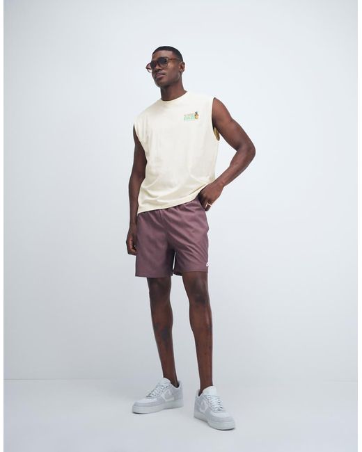 Jack & Jones Gray Oversize Vest With Summer Daze Back Print for men