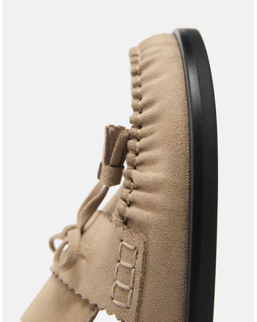 Pull&Bear White – clogs
