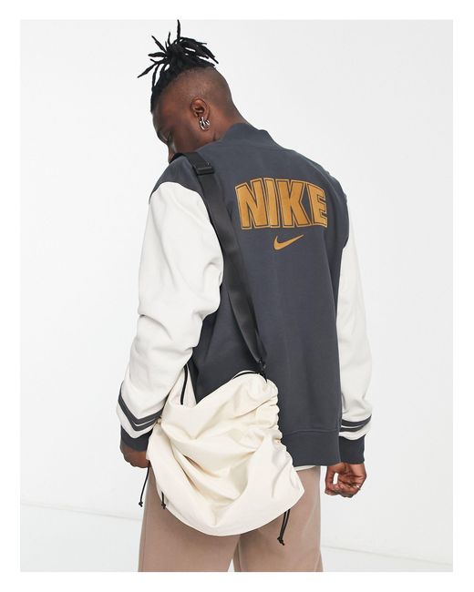 Nike – college-jacke aus fleece in Blau für Herren | Lyst AT