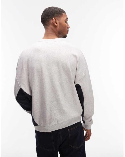 Parlez White Campus Sweatshirt for men