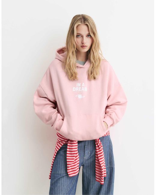 Pull&Bear Pink – kapuzenpullover