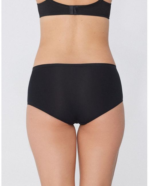 Tezenis Black High-Waisted Knickers