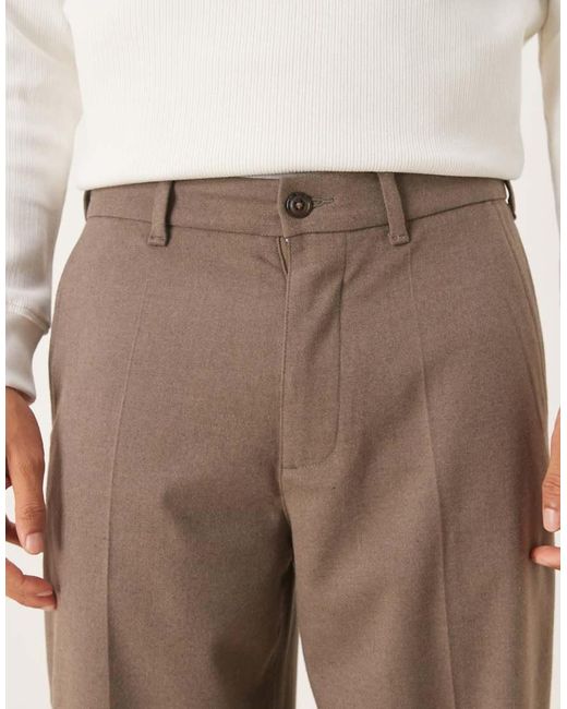 Abercrombie & Fitch Natural Smart baggy Trouser for men