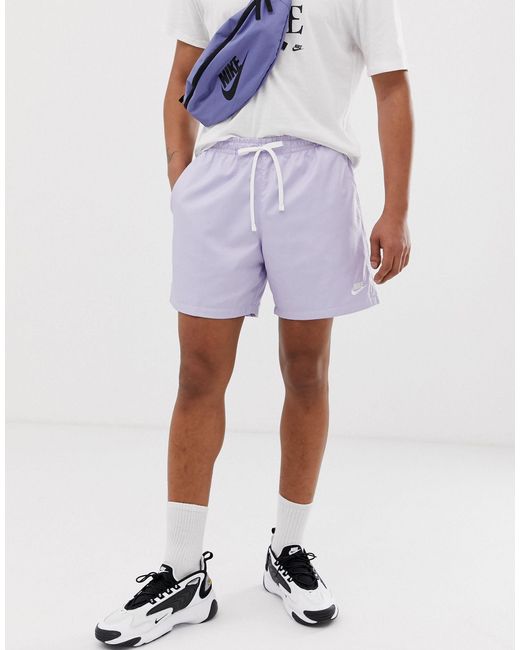 Short à logo tissé - Lilas Nike pour homme en coloris Violet | Lyst