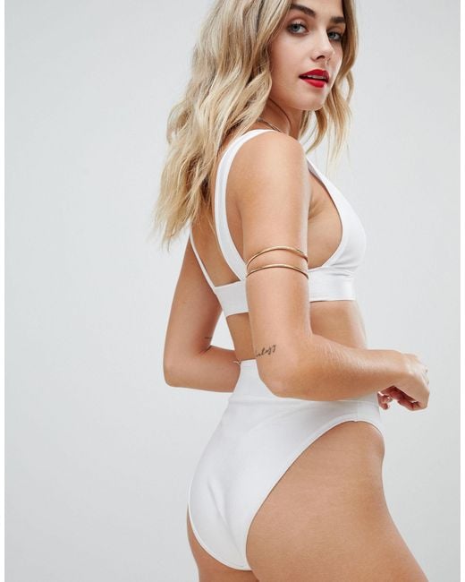 white bikini asos